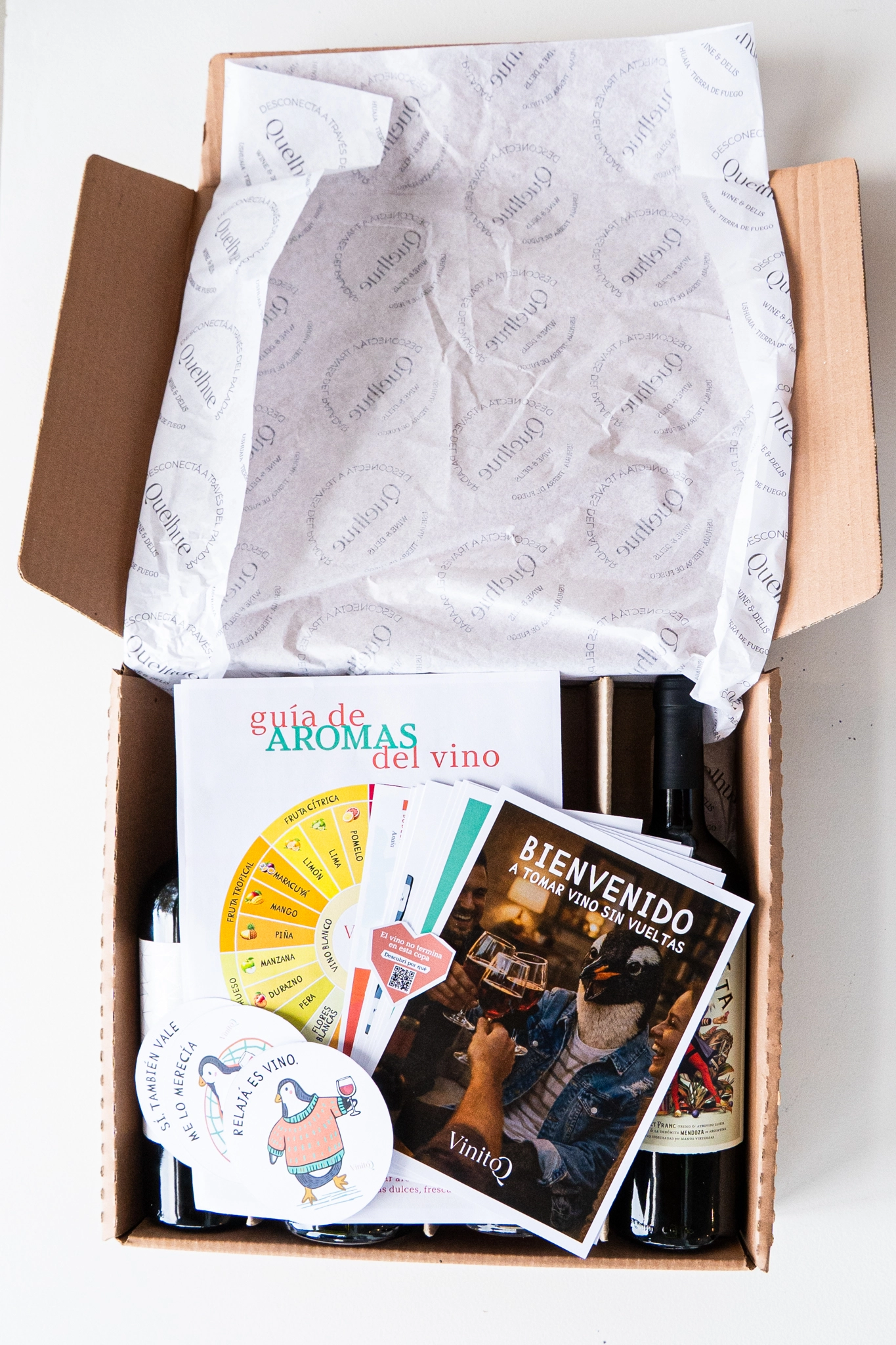 El box de Vinito Q abierto por primera vez